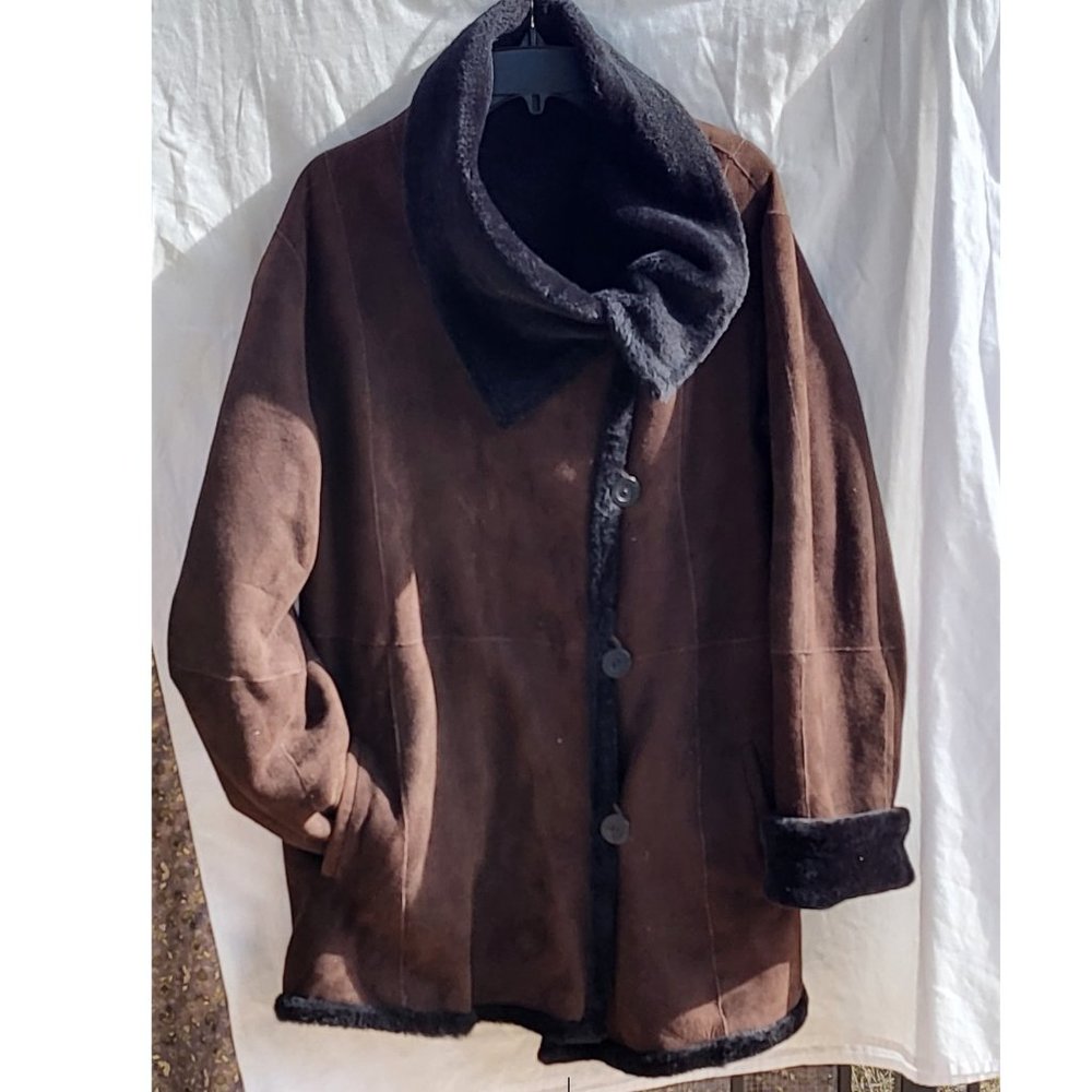 Shearling Coat Jacket - image 3